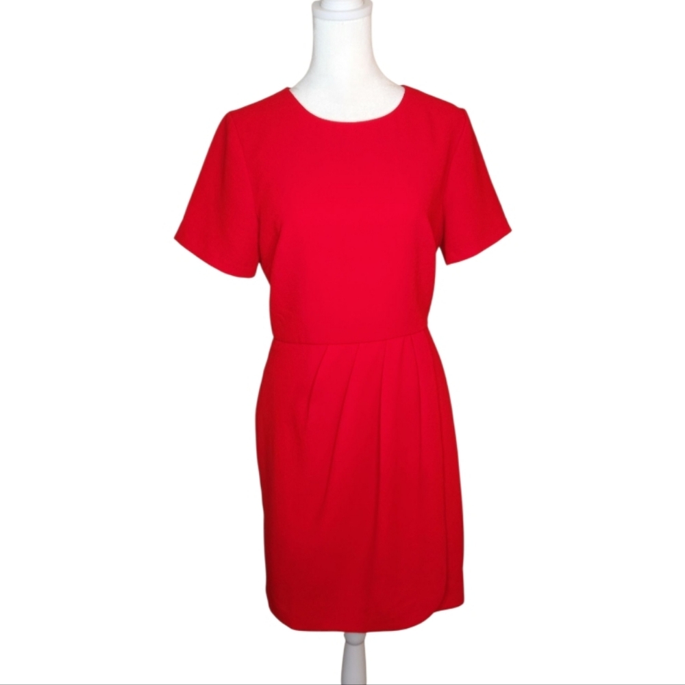 Club Monaco Lynndalyn Gypsy Red Short Sleeve Dress Size 4